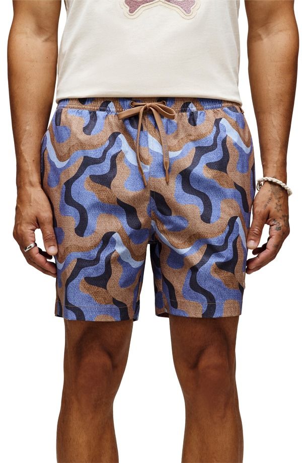 サイコバニー メンズ 水着 ハーフパンツ・ショーツ Psycho Bunny Dante Toasted Coconut Swim Trunks Toasted Coconut