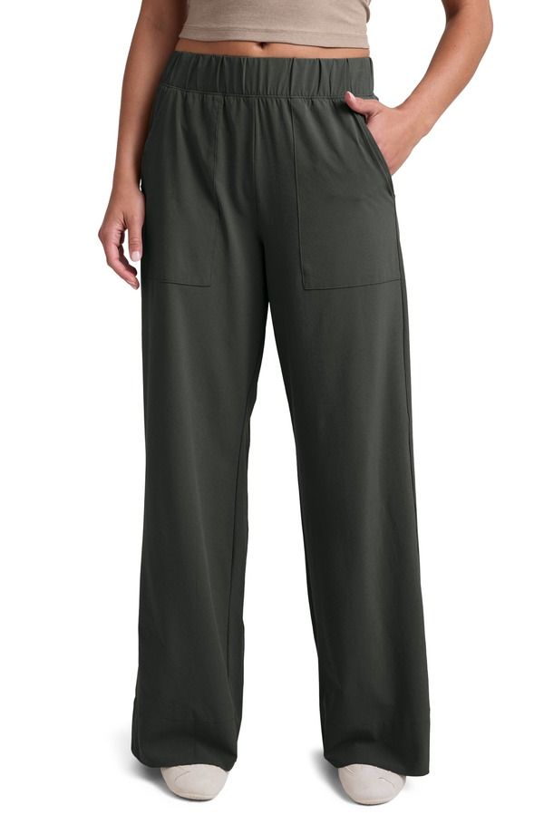 ビヨンドヨガ レディース ボトムス レギンス ワイドレッグ パンツ Beyond Yoga Wide Leg Utility Pantslate Green スレート
