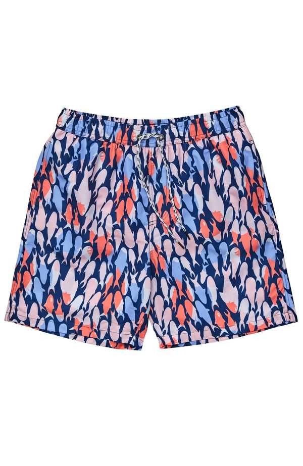 スナッパーロック メンズ 水着 ハーフパンツ・ショーツ プリント ショートパンツ Snapperock Printed Swim Shorts Fish Frenzy