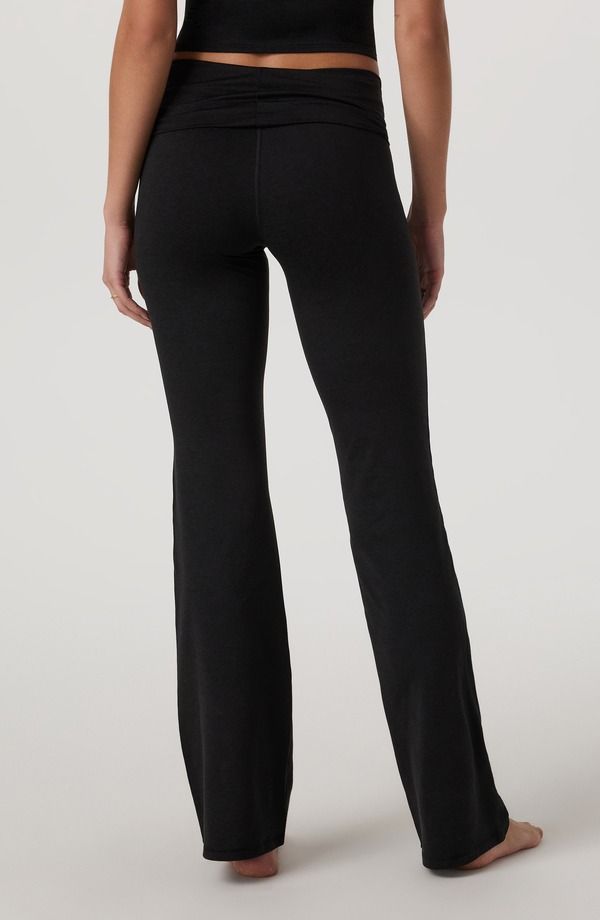 ビュオーリ レディース ボトムス レギンス パンツ Vuori Halo Foldover Pants Black Heather ブラック