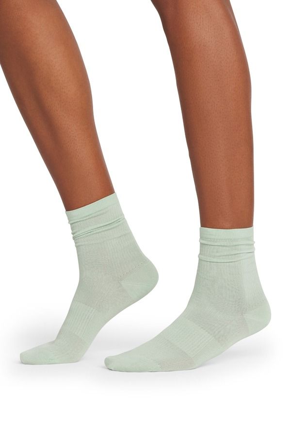 ボンバス レディース アンダーウェア 靴下 Bombas Featherweight Rib Quarter Socks Mint Foam ミント