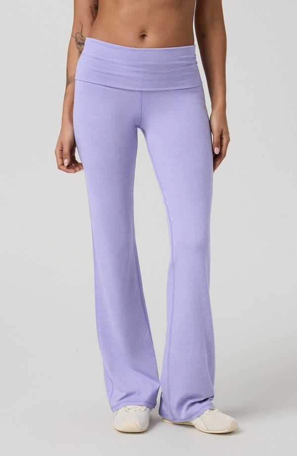ビュオーリ レディース ボトムス レギンス パンツ Vuori Halo Foldover Pants Hyacintheather ヘザー