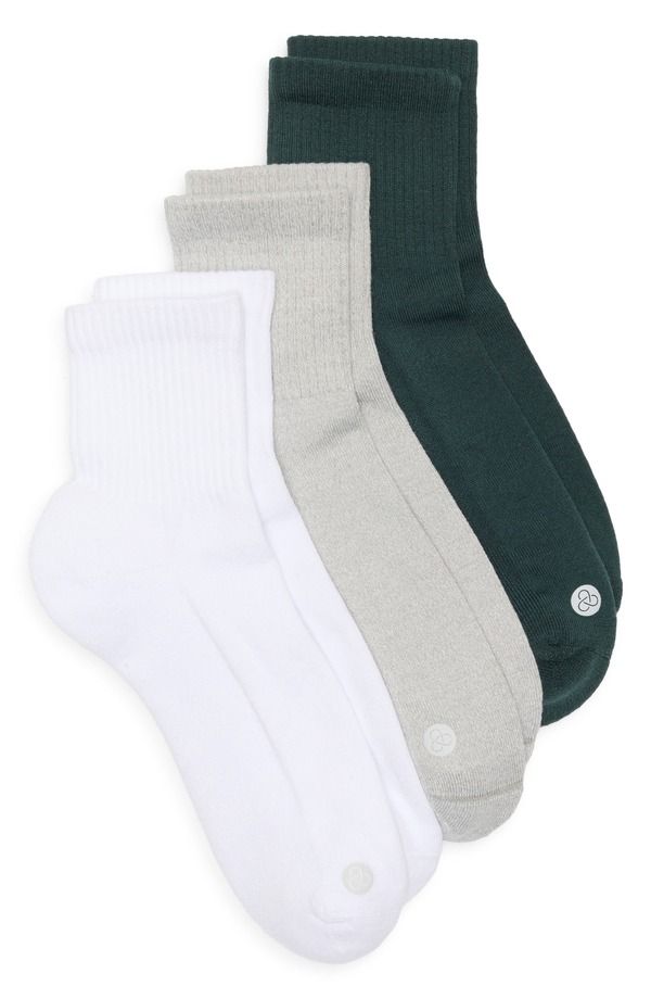 ゼラ レディース アンダーウェア 靴下 Zellassorted 3Pack Half Crew Socks Green Timber グリーン