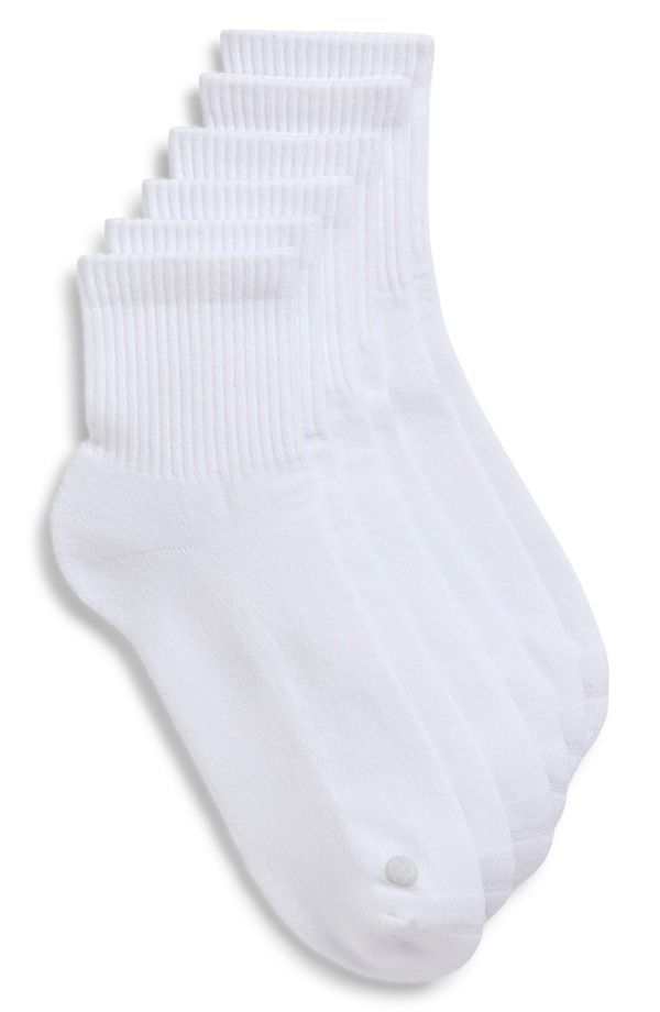 ゼラ レディース アンダーウェア 靴下 Zellassorted 3Pack Half Crew Socks White ホワイト