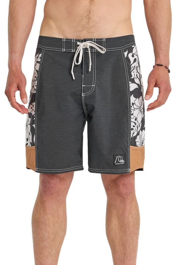 クイックシルバー メンズ 水着 ハーフパンツ・ショーツ ショートパンツ Quiksilver Original Arch 18 Waterepellent Board Shorts Black ブラック