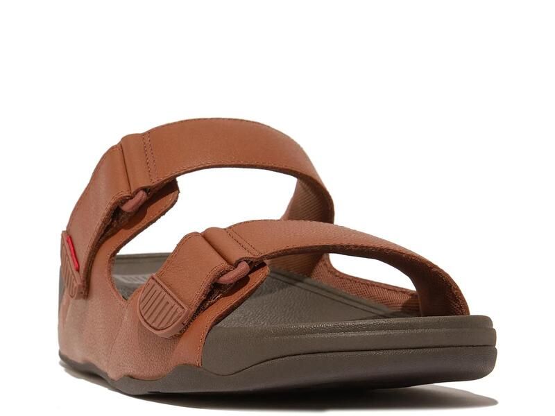 フィットフロップ メンズ シューズ サンダル FitFlopGogh Sandal Dark Tan Leather タン