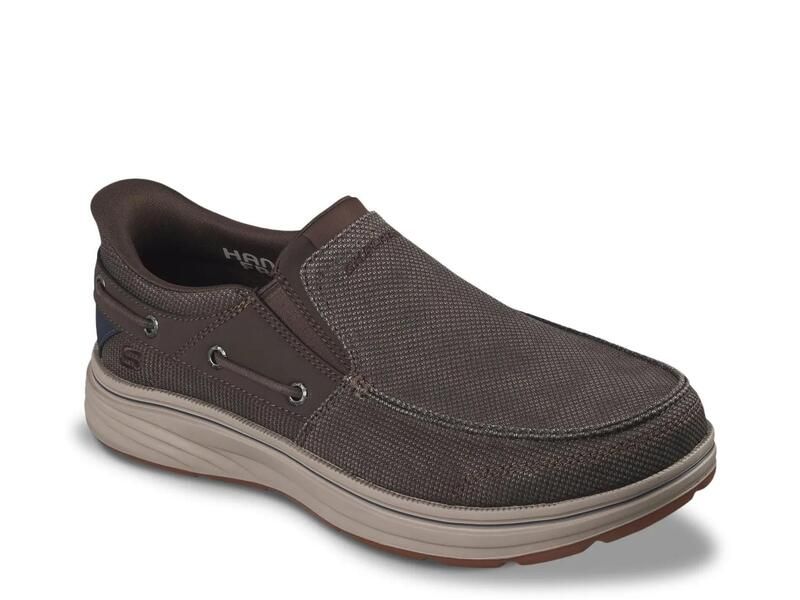 スケッチャーズ メンズ シューズ スリッポン・ローファー リラックスフィット SkechersHands Free Slipins Relaxed Fitroutt Rustic SlipOn Brown ブラウン