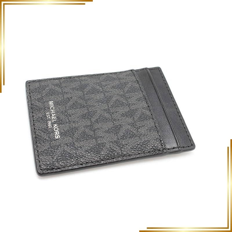 【新品】 Michael Kors メンズ ギフト マネークリップ カードケース ボックスセット ブラック 37H9LGFD1B-BLACK