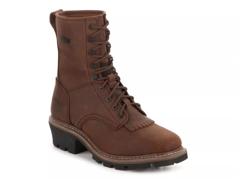 ロッキー メンズ シューズ ブーツ・レインブーツ RockyLogger Work Boot Dark Brown ブラウン
