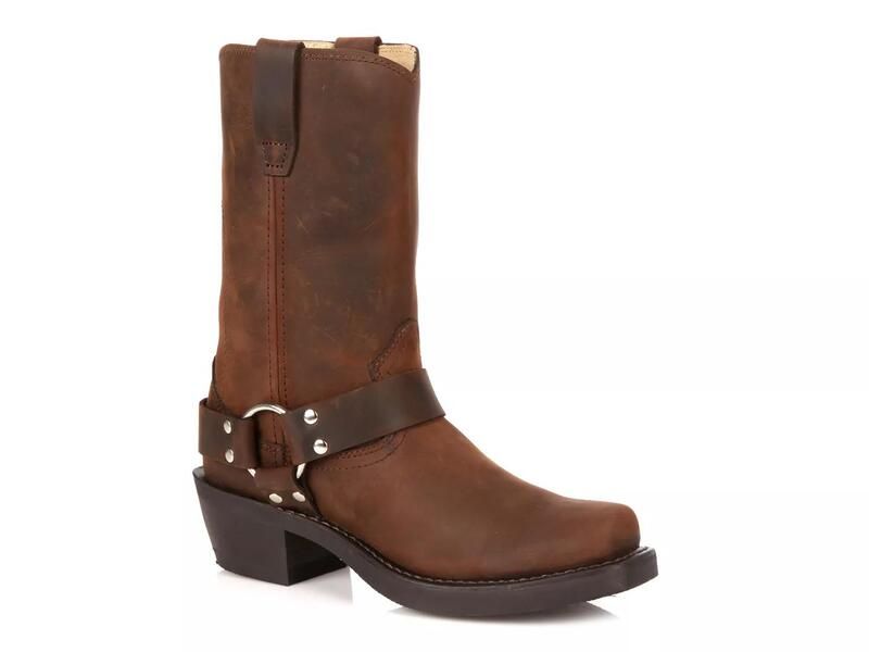 ドゥランゴ レディース シューズ ブーツ・レインブーツ DurangoHarness Western Cowboy Boot Dark Brown ブラウン
