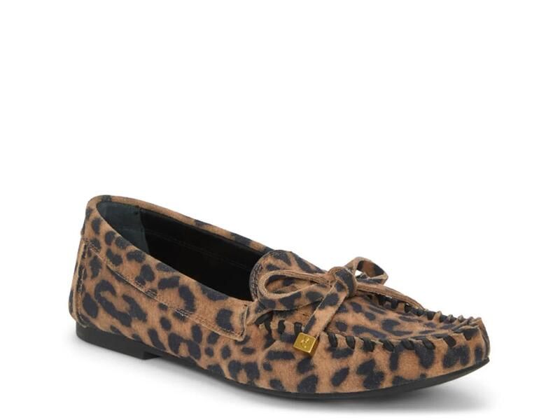 ヴィンスカムート レディース シューズ スリッポン・ローファー Vince CamutoKatenas Loafer BrownBlack Leopard Print ブラック