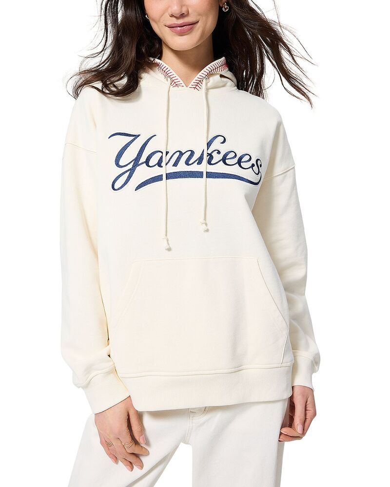 テレズ レディース アウター パーカー・スウェット シャツ Terez Baseball Stitchoodie Sweatshirt NEW YORK YANKEESUGAR SWIZZLE