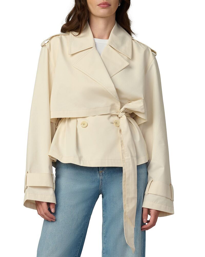 ジョーズジーンズ レディース アウター コート クロップド Joes Jeans The Liz Cropped Trench Coat Ecru エクリュ