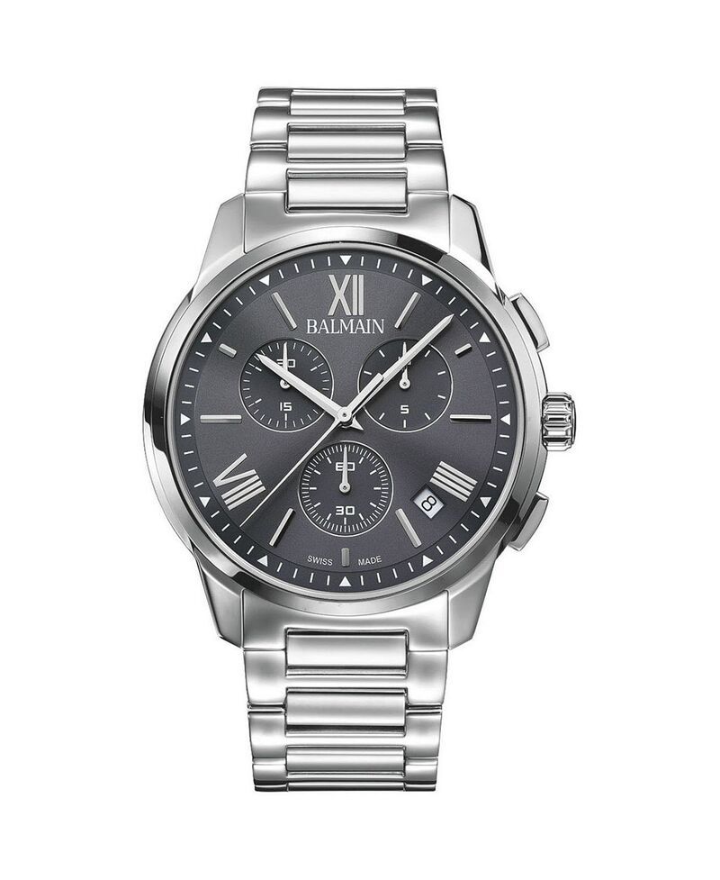 バルマン レディース アクセサリー 腕時計 Balmain Madrigal Chronograph 42mm Anthracite