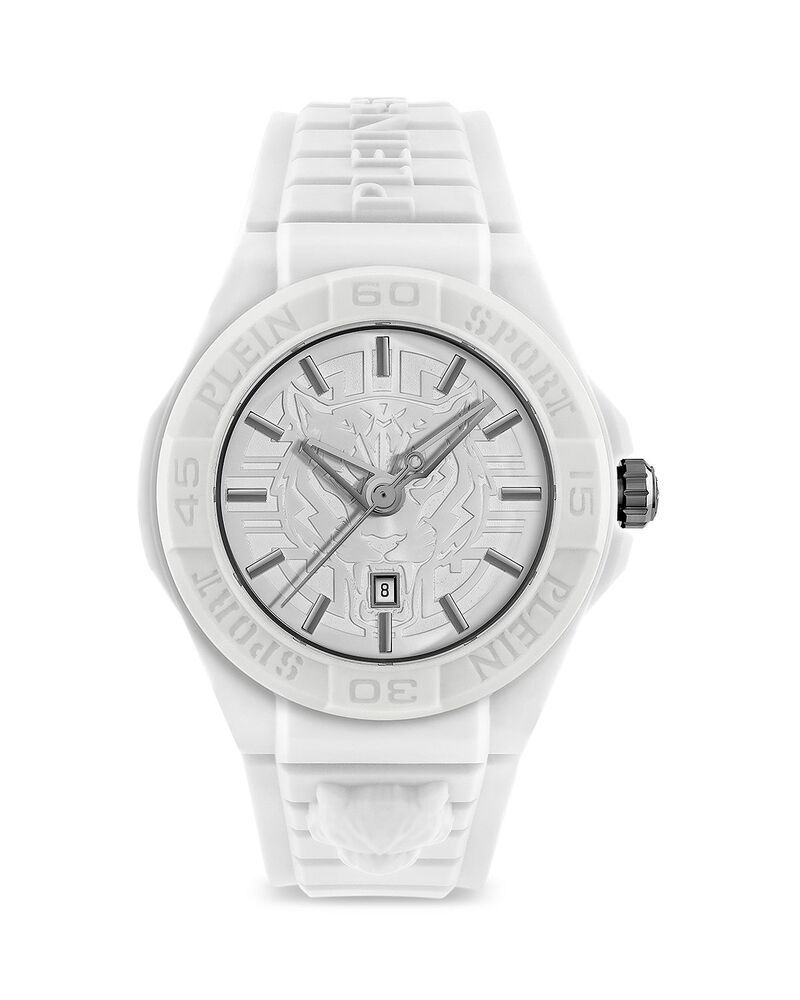 プレイン スポーツ レディース アクセサリー 腕時計 Plein Sport New Fearlessilicone Watch 46mm White ホワイト