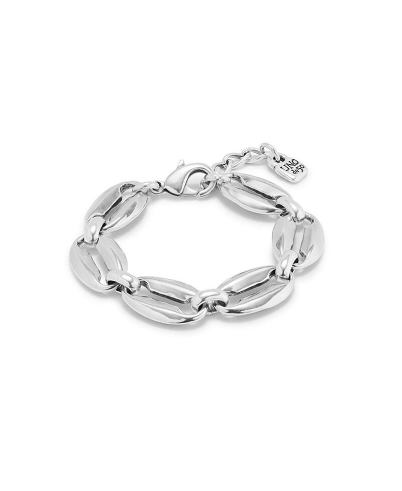 ウノデ 50 レディース アクセサリー ブレスレット・バングル・アンクレット UNOde50 Small Ovalink Chain Bracelet Silver シルバー