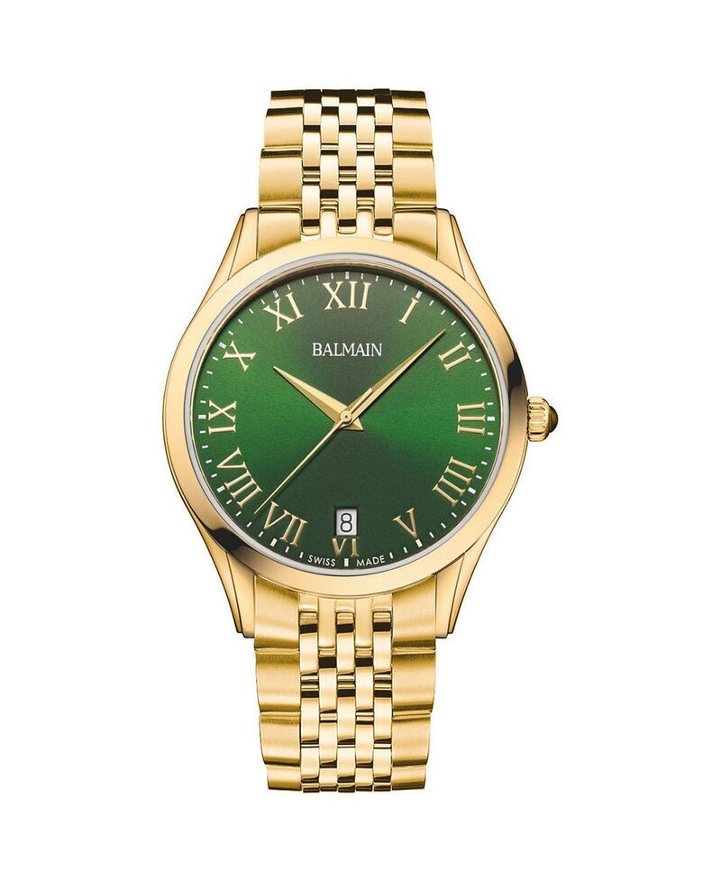 バルマン レディース アクセサリー 腕時計 Balmain Classic R Watch 41mm Green グリーン