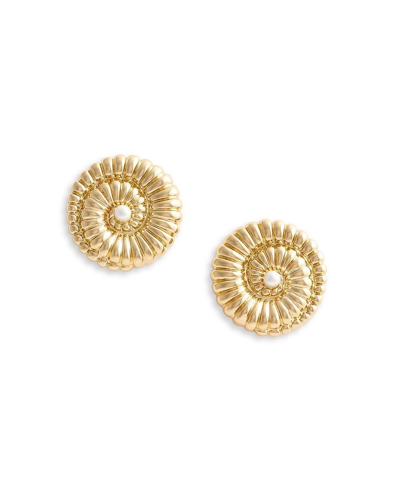 セルフ・ポートレイト レディース アクセサリー ピアス・イヤリング SelfPortrait Shell Earrings Gold ゴールド