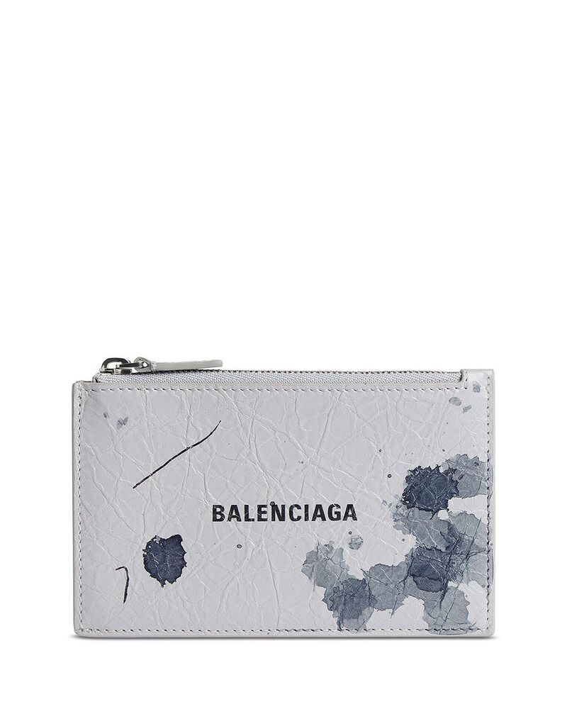 バレンシアガ メンズ アクセサリー 財布 Balenciaga Cash Long Coin And Card Holder Light Grey グレー