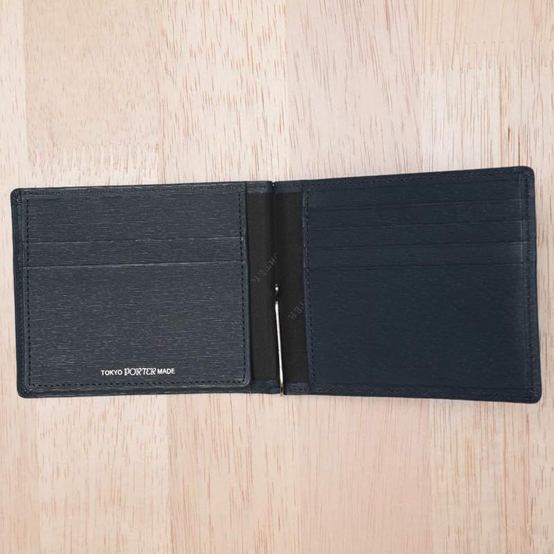【新品】 [ポーター] カレント マネークリップ 052-02215 CURRENT 吉田鞄 二つ折り 財布 HALF FOLD MONEY CLIP カード 紙幣 定期 PASMO SUICA パスモ スイカ 通勤 通学 電車 バス ビジネス スーツ シンプ