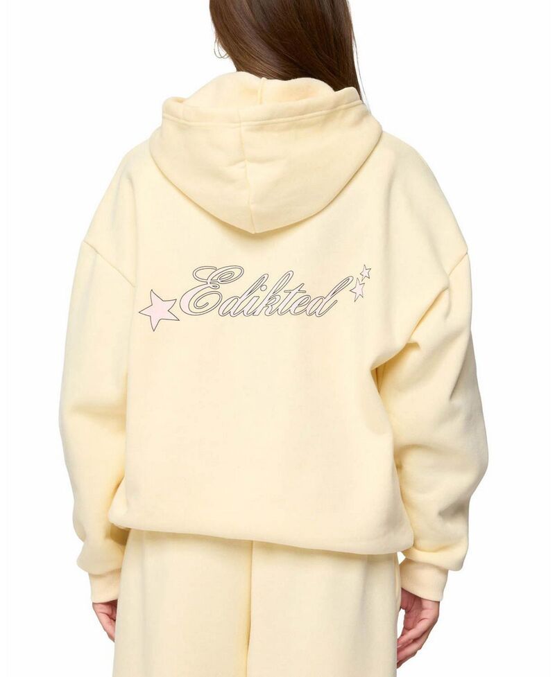 アディクテッド レディース アウター パーカー・スウェット Club Edikted Hoodie Yellow イエロー
