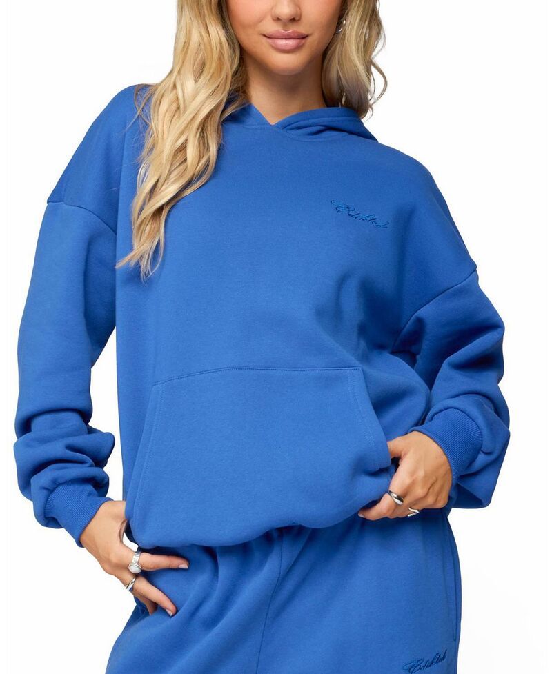 アディクテッド レディース アウター パーカー・スウェット Basic Girl Oversizedikted Hoodie Blue ブルー