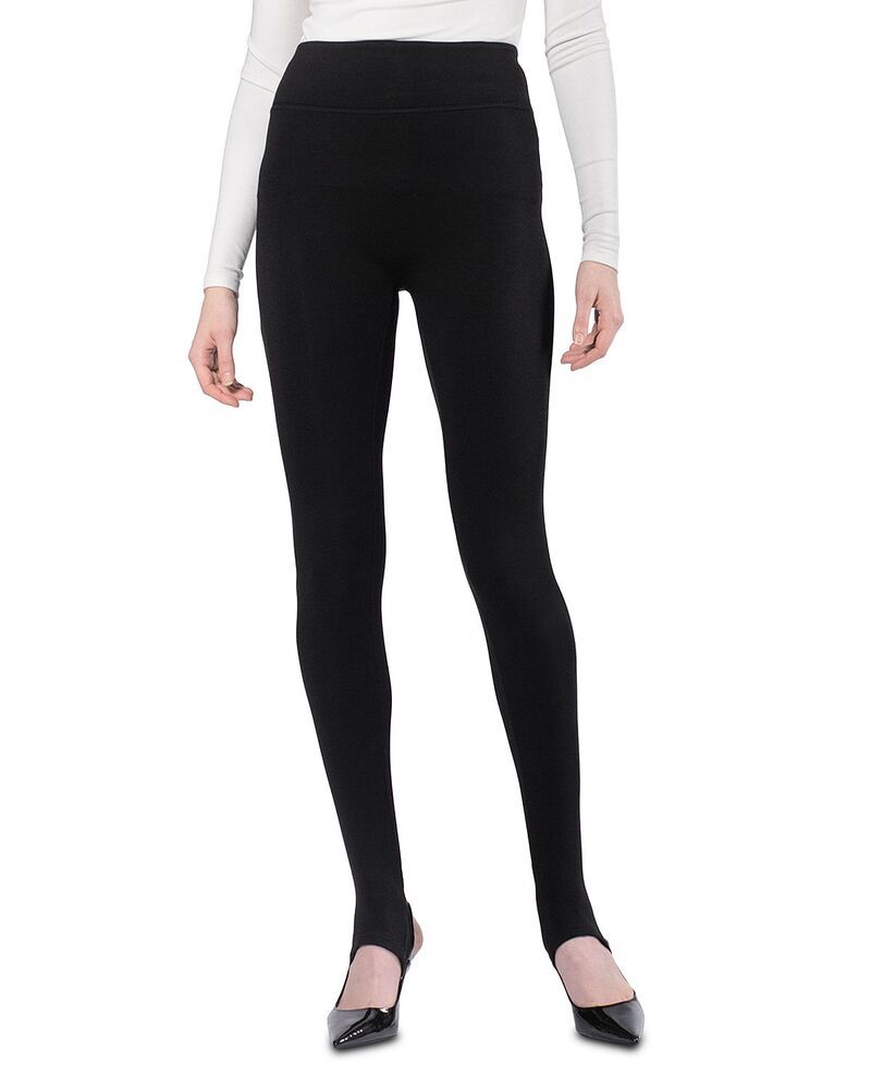 ヒュー レディース ボトムス レギンス ジャージー HUE Jetset Jersey High Rise Leggings Black ブラック