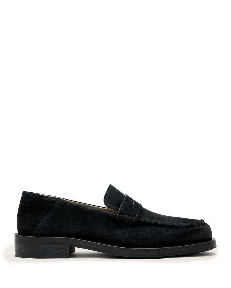オールセインツ メンズ シューズ スリッポン・ローファー ALLSAINTS Mens Bloom Soft Loafers Black ブラック