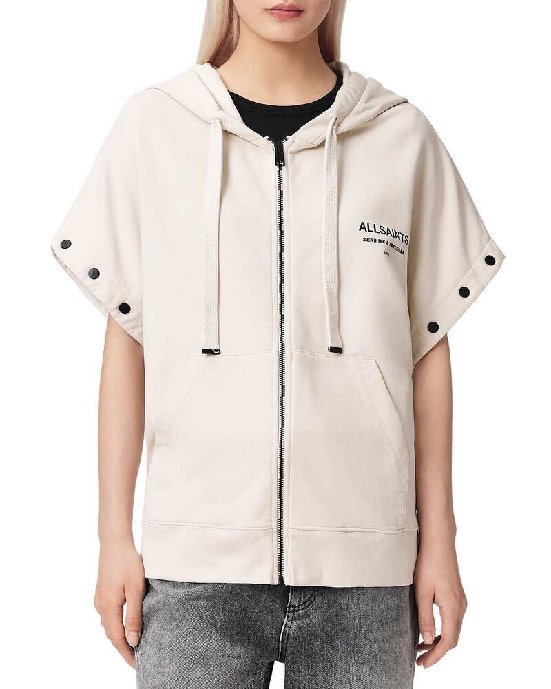 オールセインツ レディース アウター パーカー・スウェット ALLSAINTS Dreamer Amphia Hoodie Dusk White ホワイト