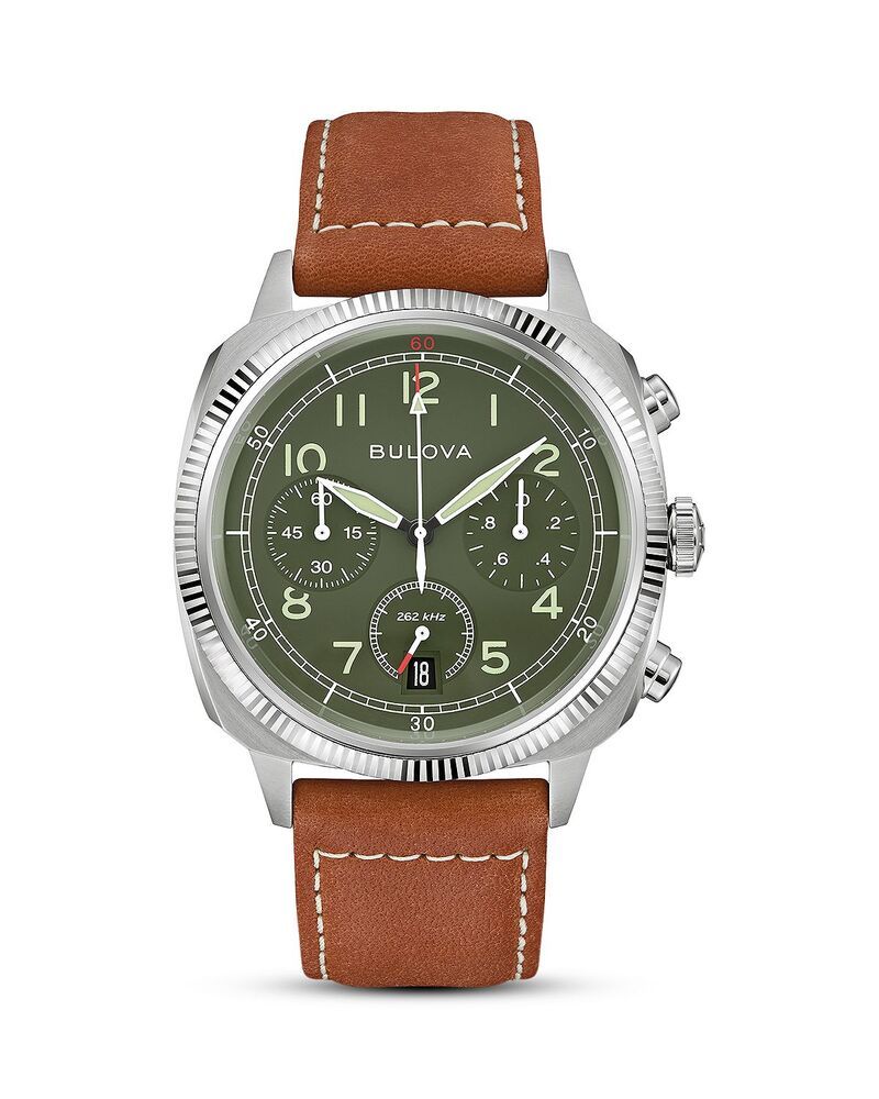ブロバ レディース アクセサリー 腕時計 Bulova Performance VWI Chronograph 425mm BrownGray グレー