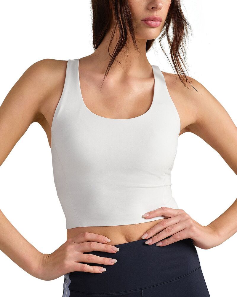ローヌ レディース アンダーウェア ブラジャー Rhone Revive Scoop Longline Bra Snowhite ホワイト