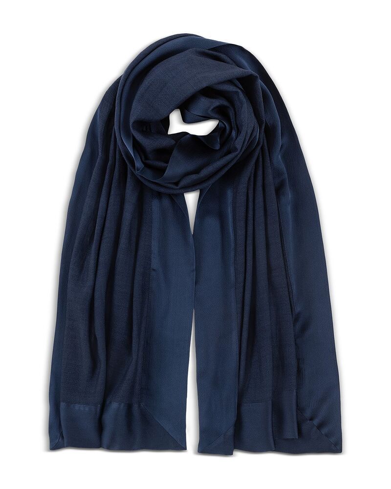 エコー レディース アクセサリー マフラー・ストール・スカーフ ウール シルク Echo Soiree Wool Silk Wrap Navy ネイビー