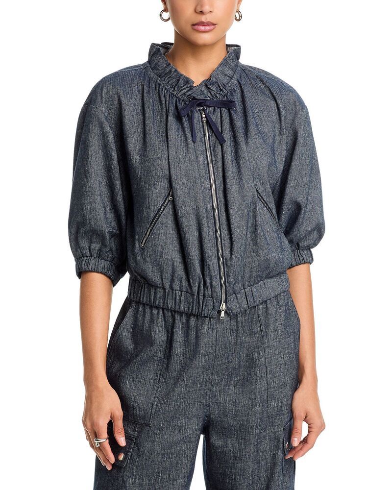 サンク セプト レディース アウター ジャケット・ブルゾン Cinq Sept Kaylie Jacket NavyIvory アイボリー