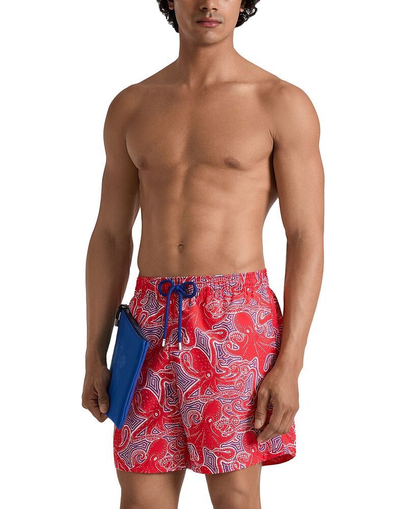 ヴィルブレクイン メンズ 水着 ハーフパンツ・ショーツ ショートパンツ Vilebrequin Hypnoctopus 59 Swim Shorts Poppy