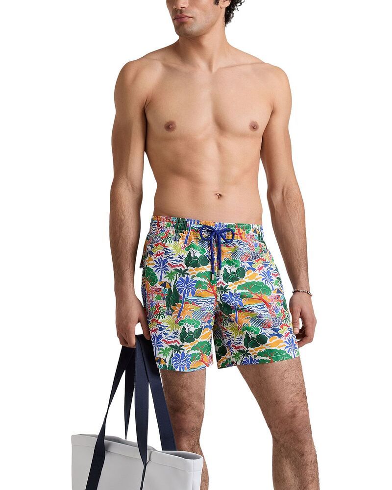 ヴィルブレクイン メンズ 水着 ハーフパンツ・ショーツ ショートパンツ Vilebrequin Seaside Life 59 Swim Shorts White ホワイト