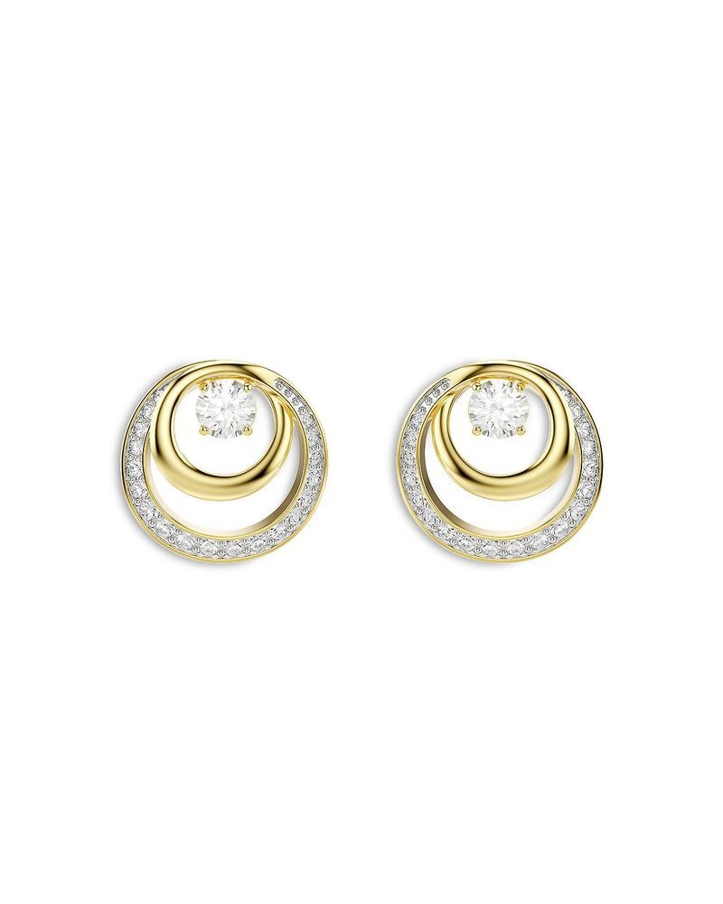 スワロフスキー レディース アクセサリー ピアス・イヤリング Swarovski Hyperbola Stud Earrings Gold ゴールド