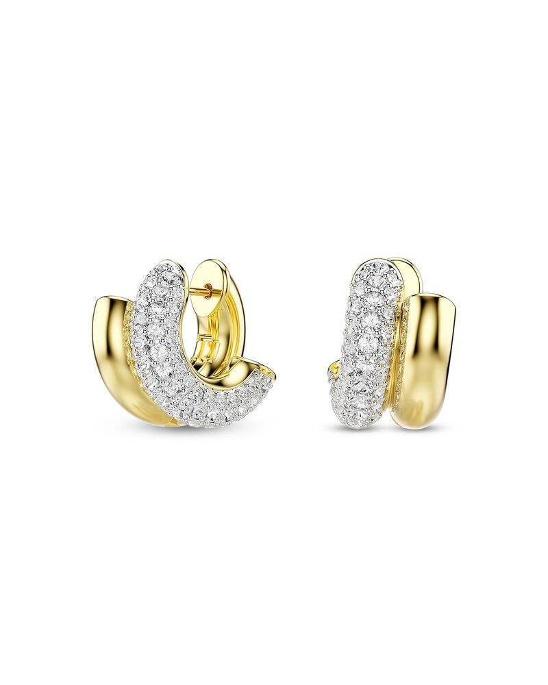 スワロフスキー レディース アクセサリー ピアス・イヤリング Swarovski Dextera Hoop Earrings Gold ゴールド