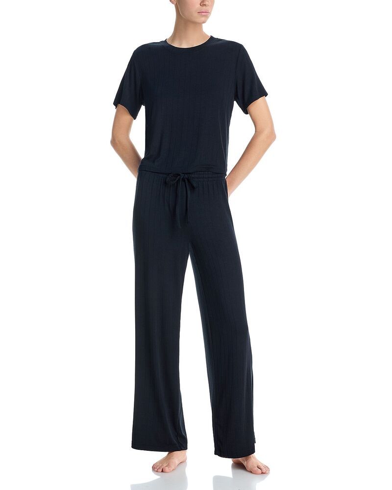 ハニーデュー インティメッツ レディース アウター パーカー・スウェット Tシャツ Honeydew Cloud Tee Pajama Set Black ブラック
