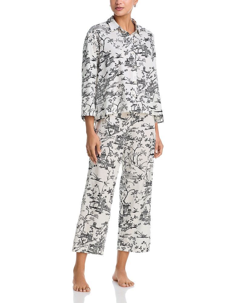 ナトリ レディース アウター パーカー・スウェット サテン Natori Toile Satinotch Pajama Set Warm White ホワイト