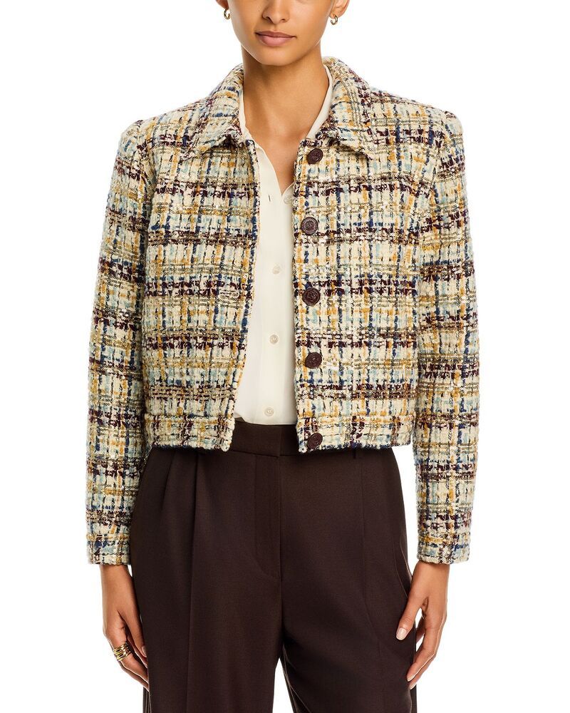 ラジャンス レディース アウター ジャケット・ブルゾン クロップド LAGENCE Kasey Cropped Jacket Multi Tweed マルチカラー