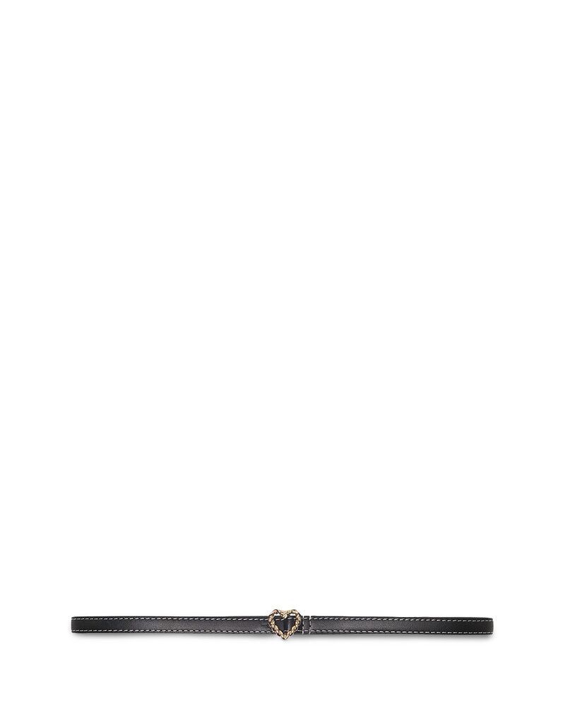マージュ レディース アクセサリー ベルト Maje Womenslim Heart Belt Black ブラック
