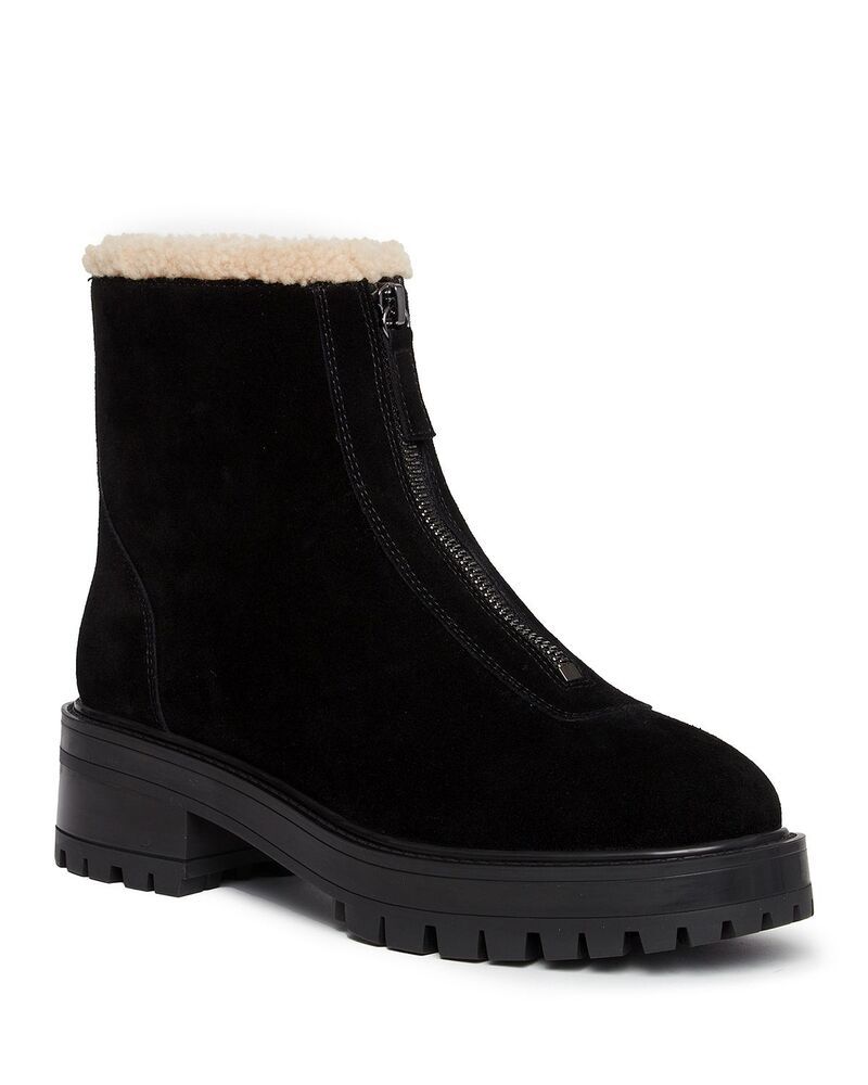 ペイジ レディース シューズ ブーツ・レインブーツ アンクル PAIGE Womens Brady Shearling Lined Ankle Boots Black ブラック