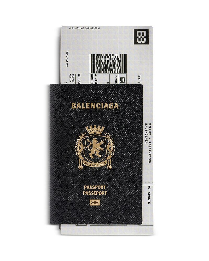 バレンシアガ メンズ アクセサリー 財布 Balenciaga Passport Long Wallet 1 Ticket Black ブラック