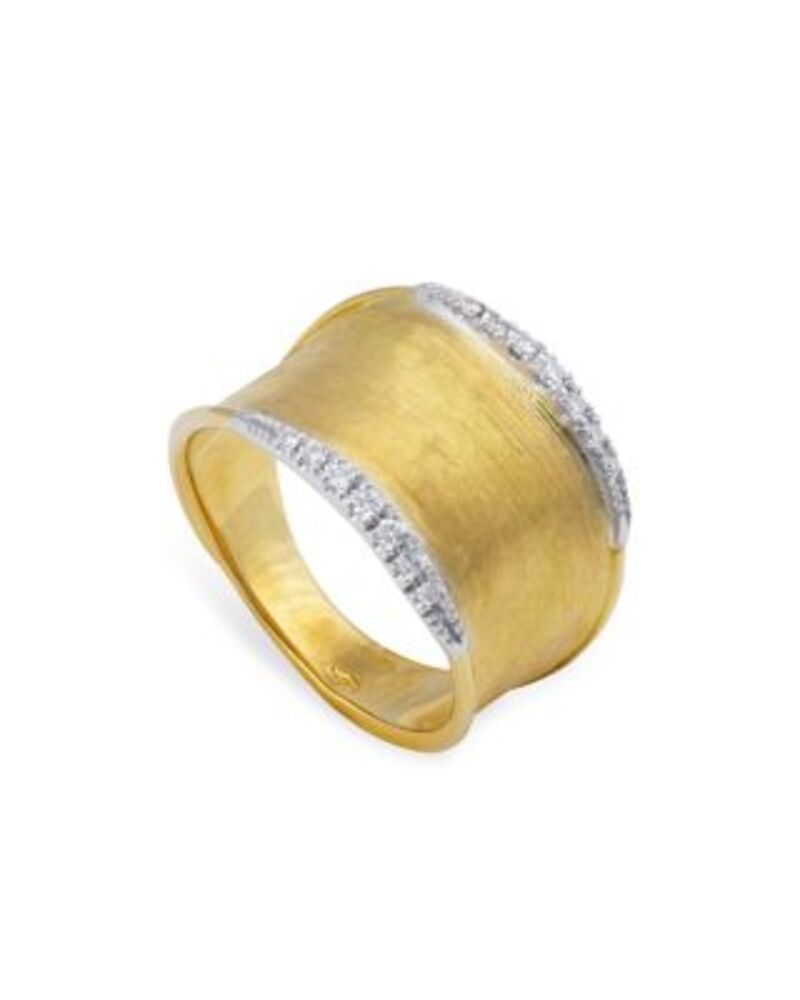 マルコ ビチェゴ レディース アクセサリー リング Marco Bicego 18K Yellow Gold Lunaria Diamond Ring OneSize イエロー
