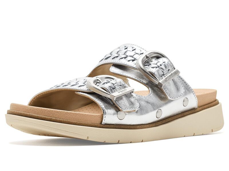 ドクター・ショール レディース シューズ スリッポン・ローファー Dr Scholls Palmdale Silver シルバー