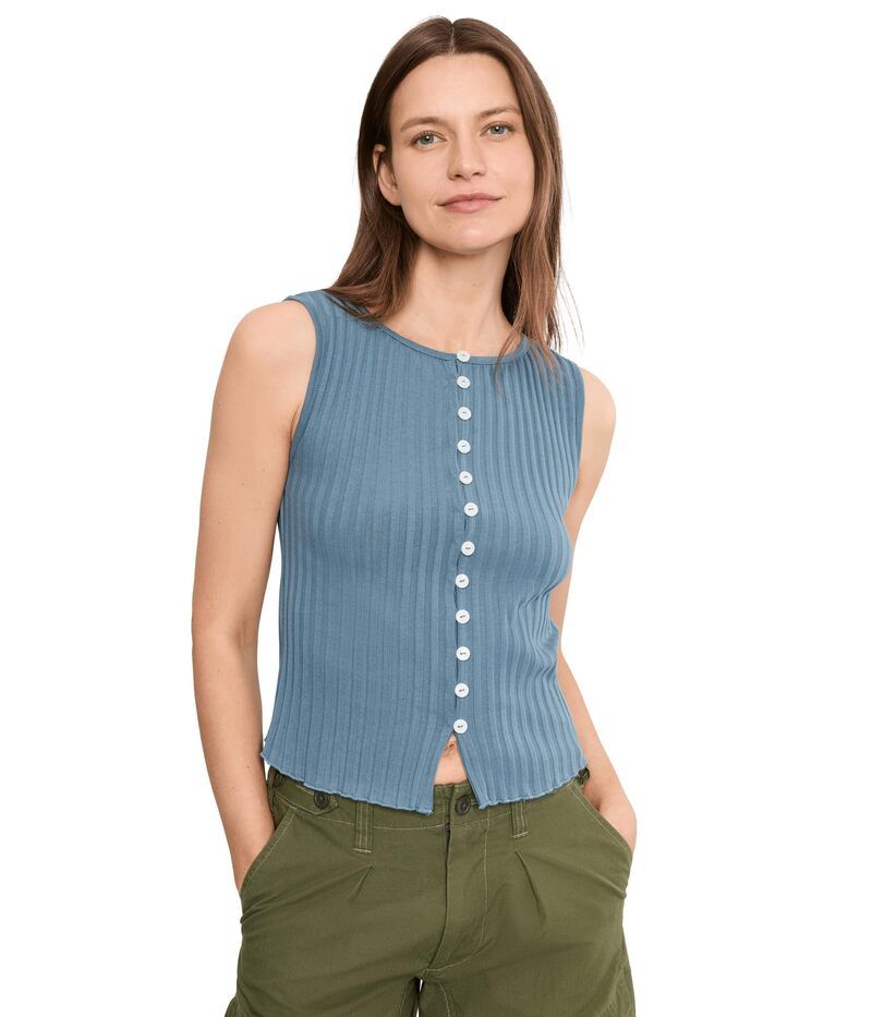 フリーピープル レディース アウター コート ベスト Free People Tilly Vest Ocean View