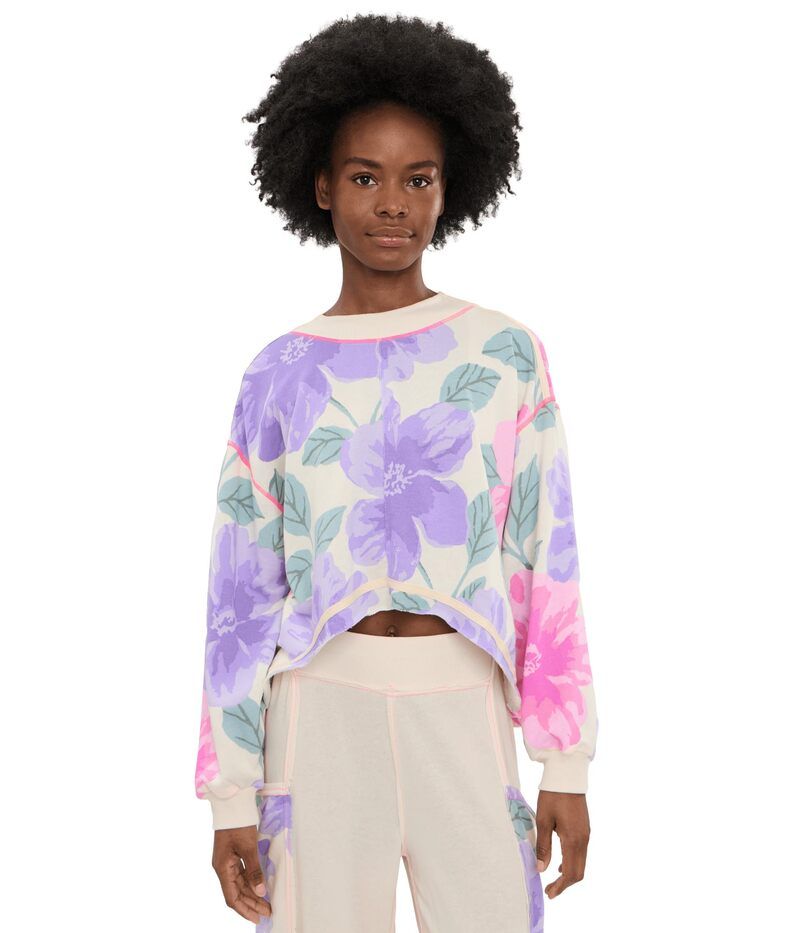 フリーピープル レディース アウター パーカー・スウェット Free People Summer Loving Pullover Ivory Combo アイボリー