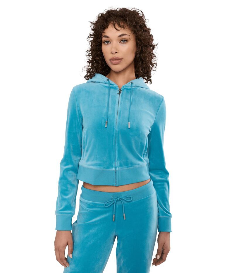 ジューシークチュール レディース アウター パーカー・スウェット ジャケット Juicy Couture OG Bling Track Jacket Cut Glass