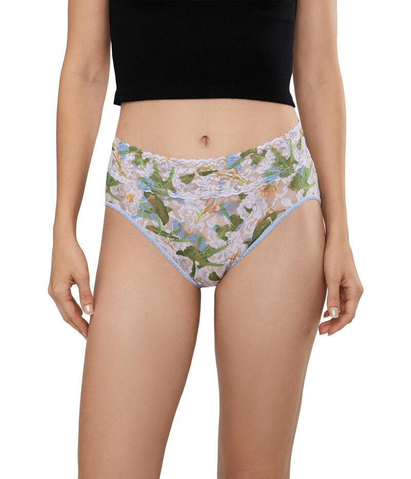 ハンキーパンキー レディース アンダーウェア パンツ プリント レース Hanky Panky Printed Signature LaceR French Briefs AbsoluteLilly 10,860円