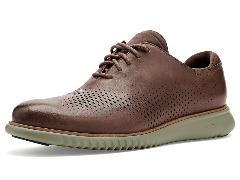 コールハーン メンズ シューズ オックスフォード レザー Cole Haan 2Zerogrand Casualightweight Leather Laser Wing Tip Oxfords Light WhiskeyT